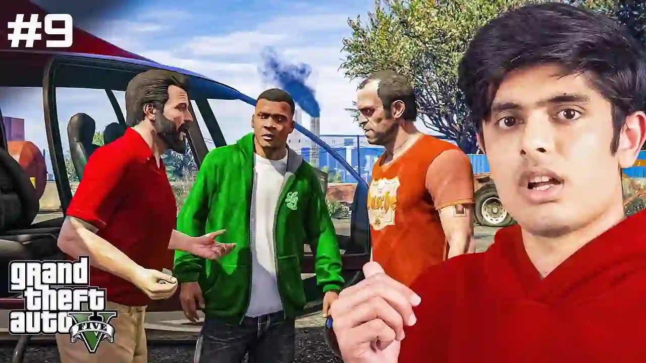 MEETING OF THREE GANGSTERS | GTA 5 GAMEPLAY PART 9 (HINDI DUBBED)