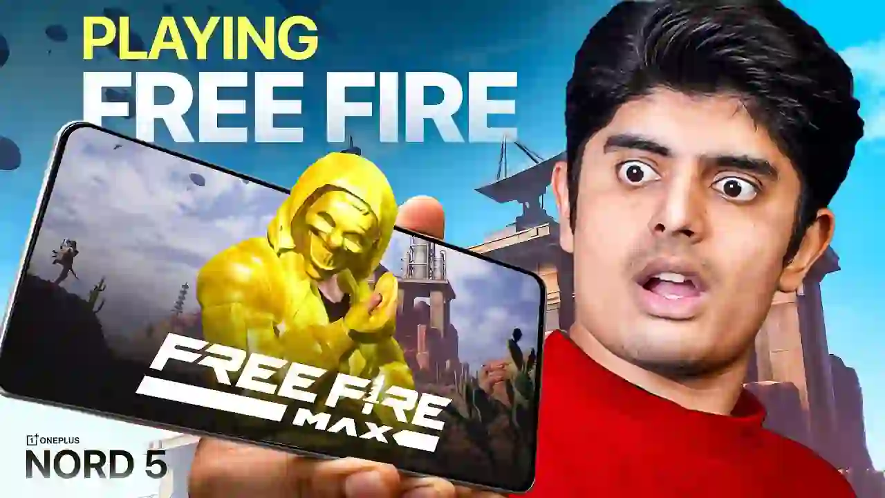 PLAYING FREE FIRE AT 144 FPS & GTA 5 | ONEPLUS NORD 5